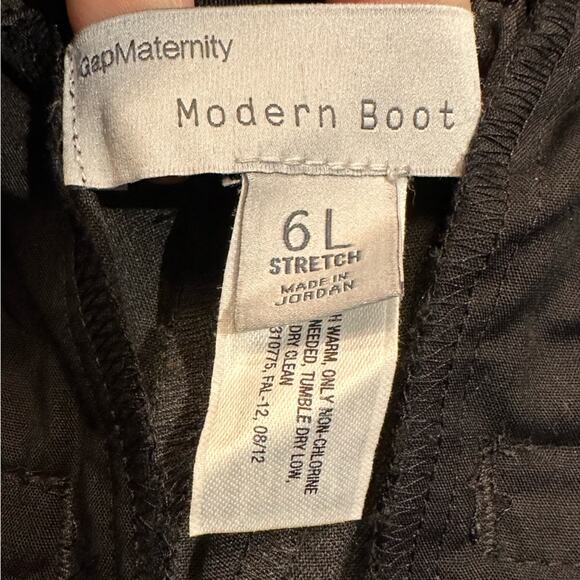Gap Maternity Modern Boot Womens Size 6 Long Gray Dress Pants - Picture 4 of 5